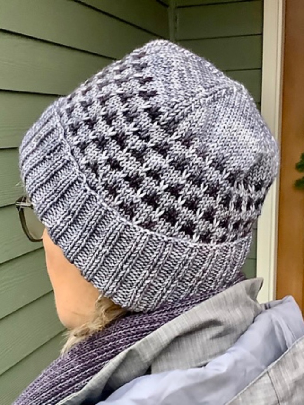 Handmade HandKnit Merino | Folded Brim Hat | Adult Size
